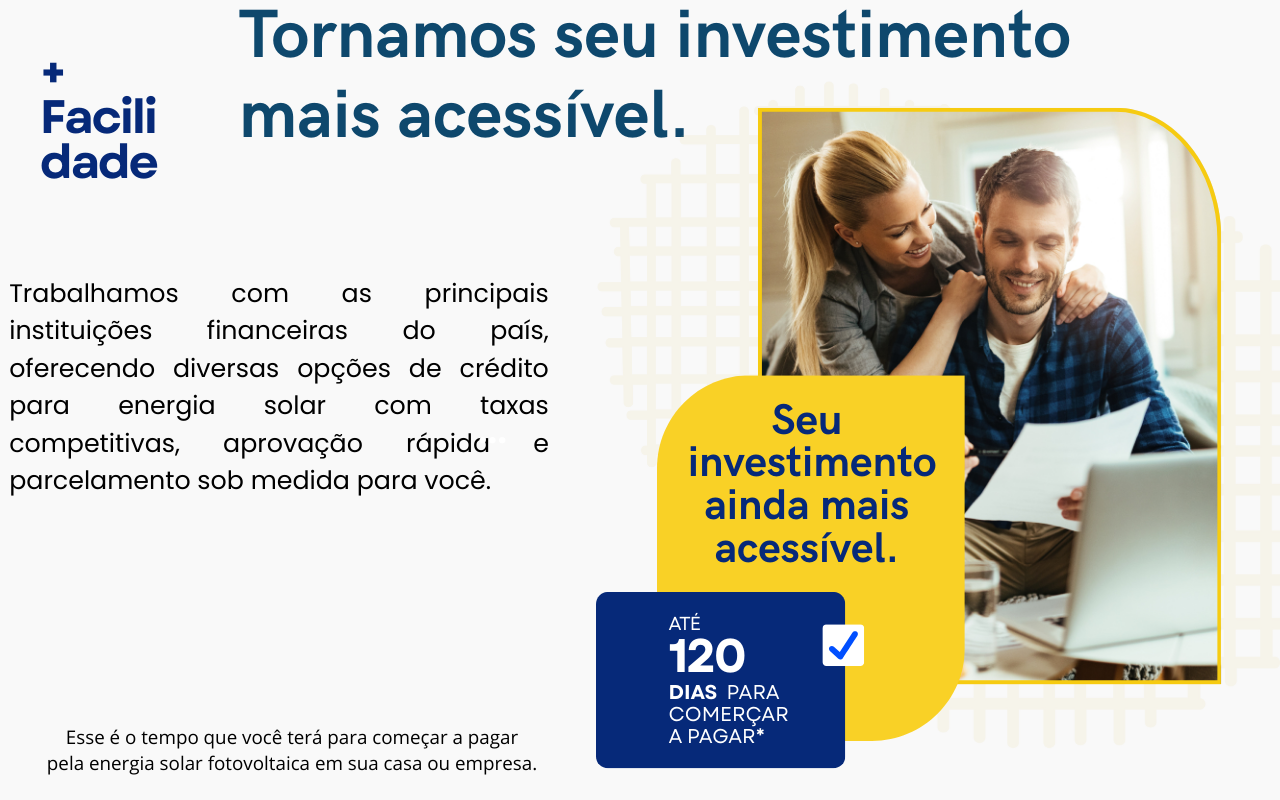 tornamos seu investimento ainda mais acessível.